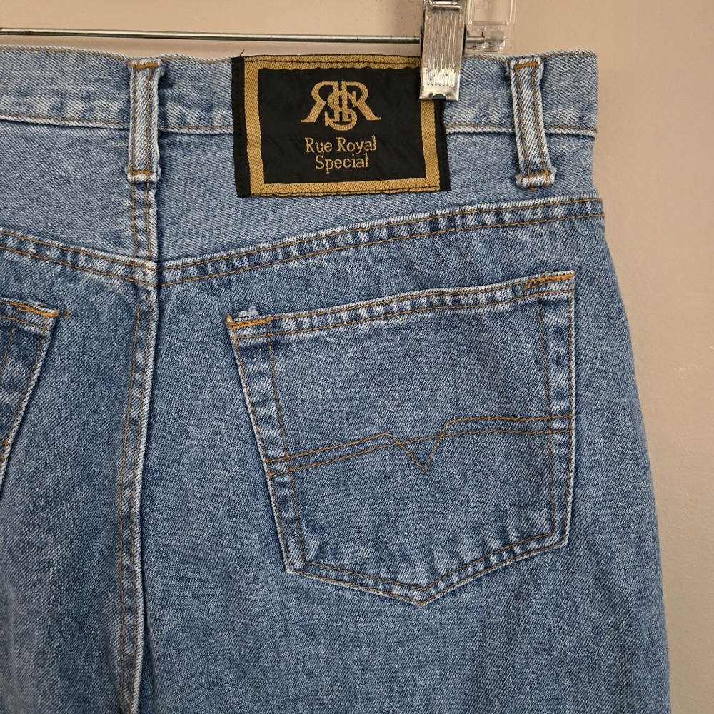 Vintage 90s High Waist Tapered Mom Jeans Rue Royal Special Women Denim 34
